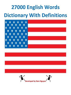 cover image of 27000 English Words Dictionary With Definitions